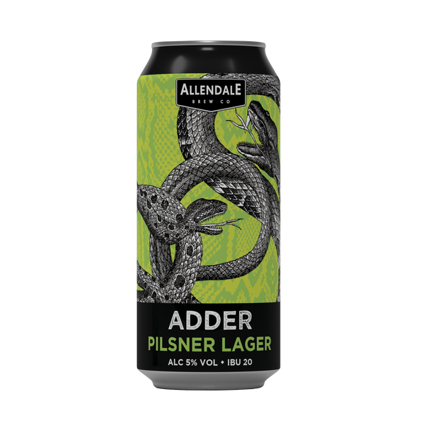 Case of 12 x 440ml Adder 5% - LOW FILTRATION (Hazy)