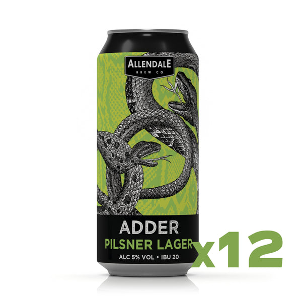 Case of 12 x 440ml Adder 5% - LOW FILTRATION (Hazy)