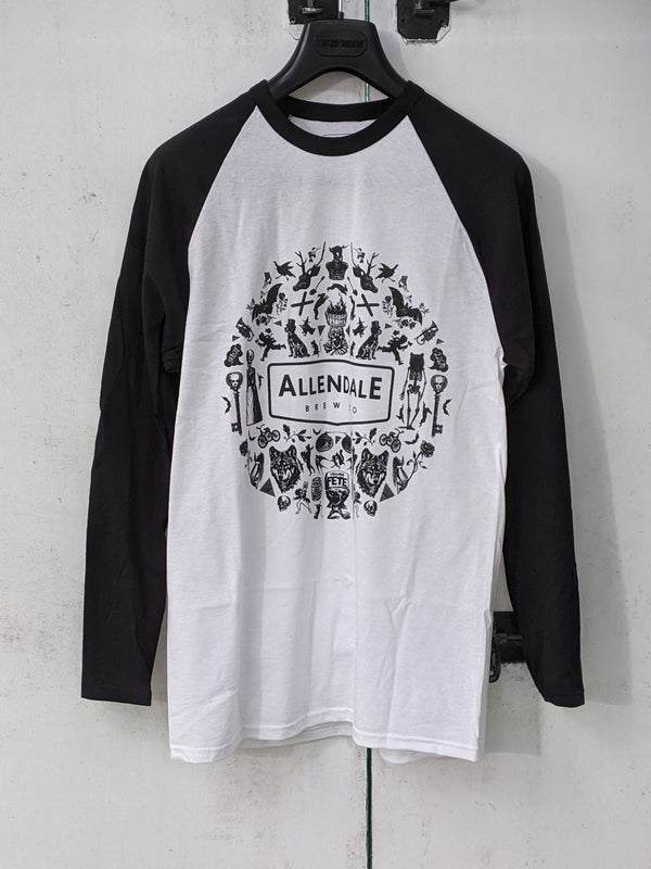 Long sleeve Cotton T-Shirt (Baseball Design)