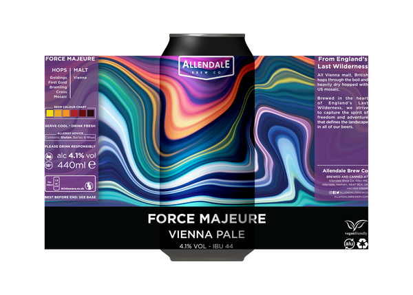Case of 12 x 440ml Force Majeure 4.1 %